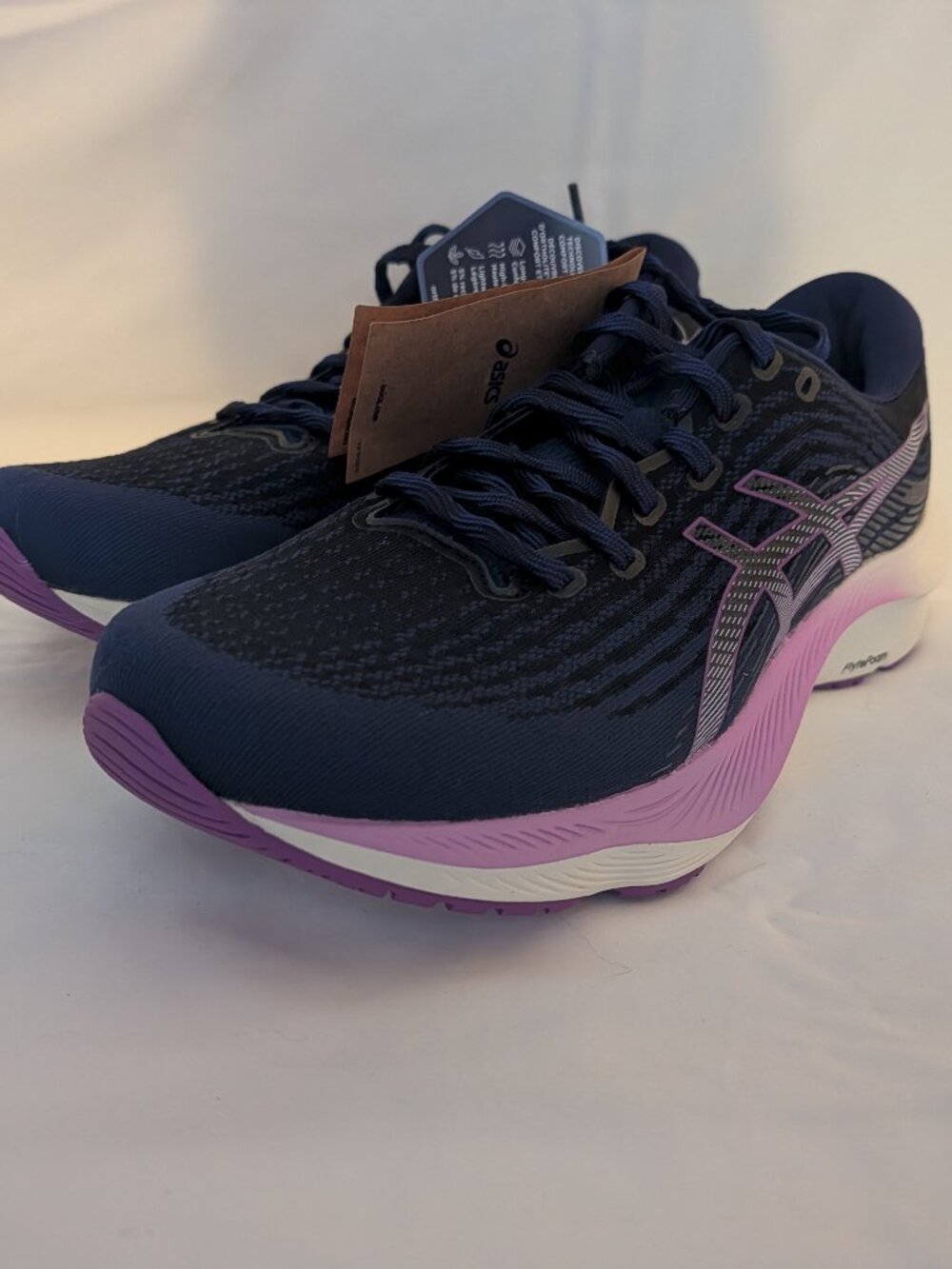 Asics Gel Kayano Lite 3 Running Shoes, Dive Blue/Orchid, Women Sz. US 11 - Picture 3 of 7